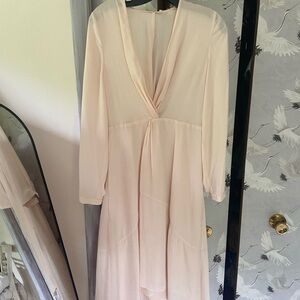 Vince Soft Pink Sheer Dress